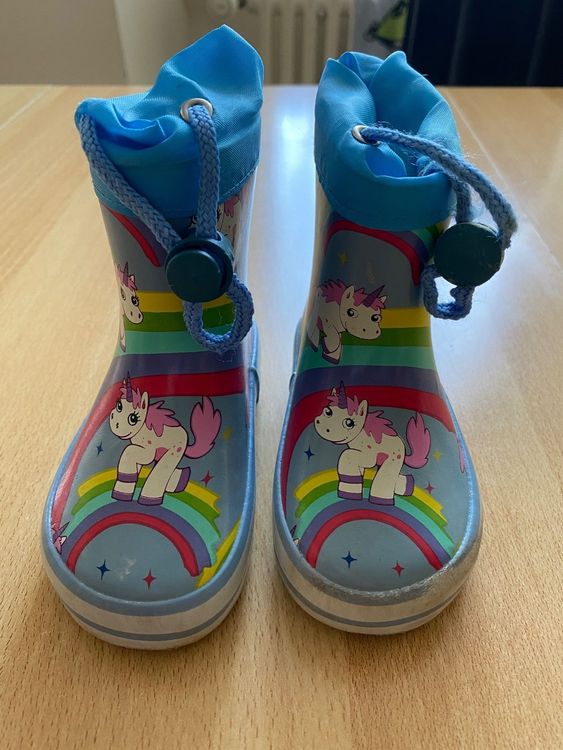 botte de pluie fille licorne