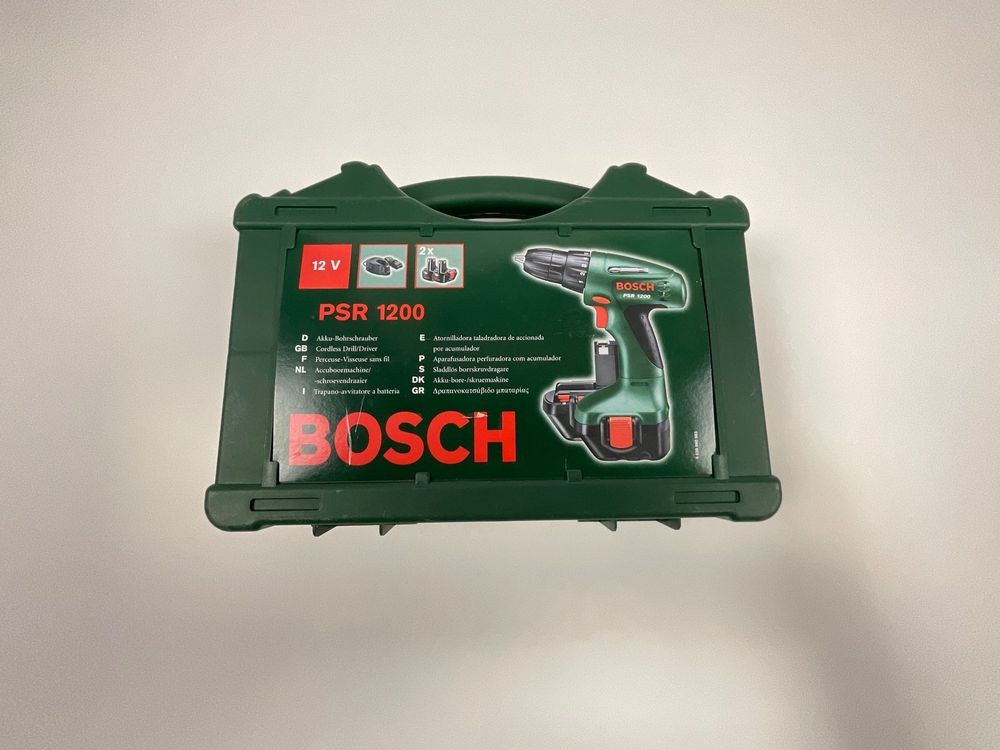 BOSCH PSR 1200 Bohrmaschiene mit 2 Batterien und Ladegerät | Acheter ...