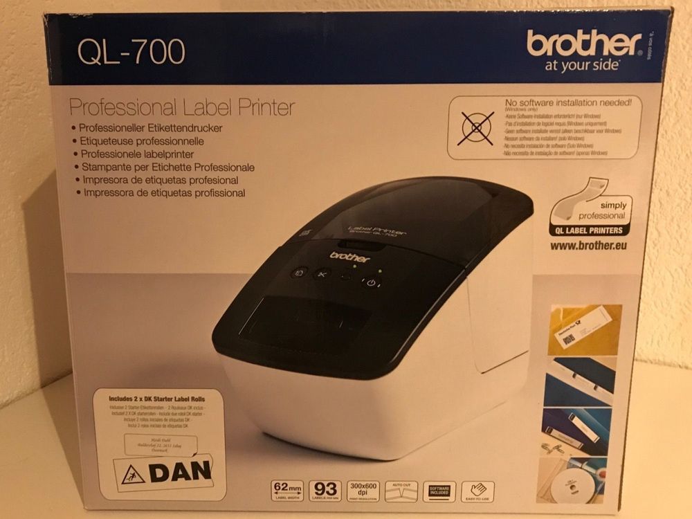 Professional Label Printer QL700 (Etikettendrucker) Kaufen auf Ricardo