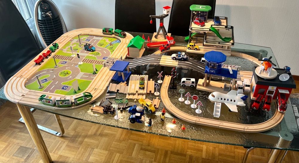 Playtive® Junior Holz Eisenbahn elektrische Bahn | Kaufen auf Ricardo