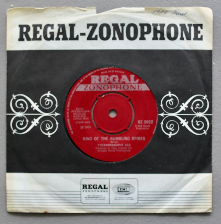 Single, Tyrannosaurus Rex, King of the rumbling spires, 1969 Comprare