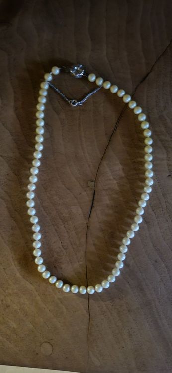 Perlenkette mit Silberverschluss 1