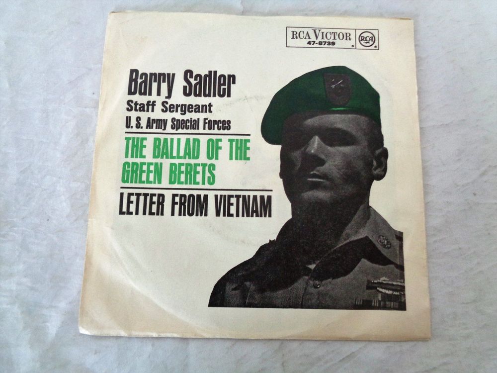 Barry Sadler / The Ballad Of The Green Berets / Single Kaufen auf Ricardo