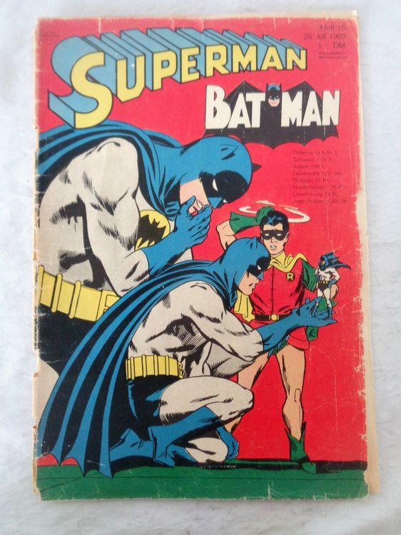 Superman Batman Heft Nr. 15 / 1969 ab Fr. 5.- / 32 Seiten 1