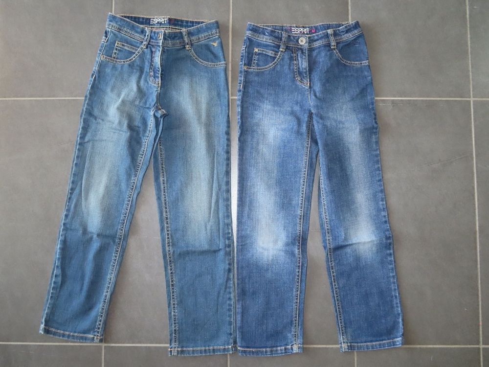 2 tolle Jeans ESPRIT Gr.134 +++neuw./neu+++ 1