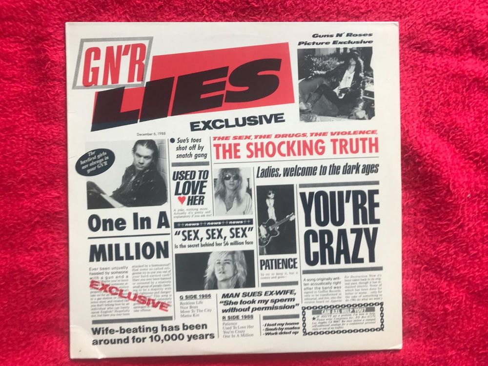GUNS N ROSES Lies LP Kaufen auf Ricardo