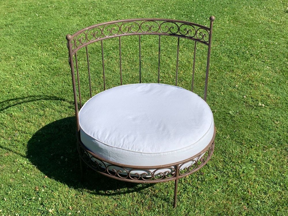 EisenStuhl Massiv mit Kissen Kaufen auf Ricardo