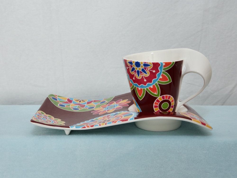 1 Villeroy & Boch New Wave EspressoTasse mit Unterteller Acheter sur