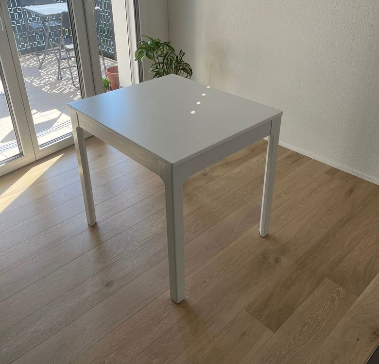 Ikea Tisch EKEDALEN 80/120x70 weiß | Kaufen auf Ricardo