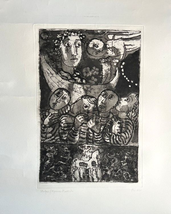 „Stufen“ Lithographie Fritz Eduard Pauli (18911968) Kaufen auf Ricardo