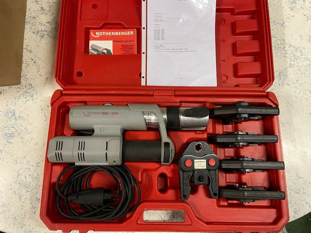 Rothenberger Press Maschine , Rems RIDGID | Acheter sur Ricardo