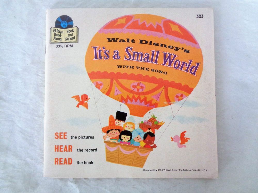 Walt Disney - It's A Small World / Platte + Bilderheft 1978 1