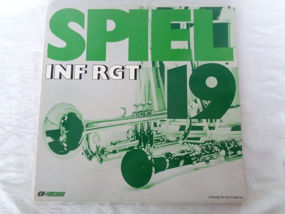 Spiel Inf Rgt 19 / Aufklapphülle / Lp 1984 1