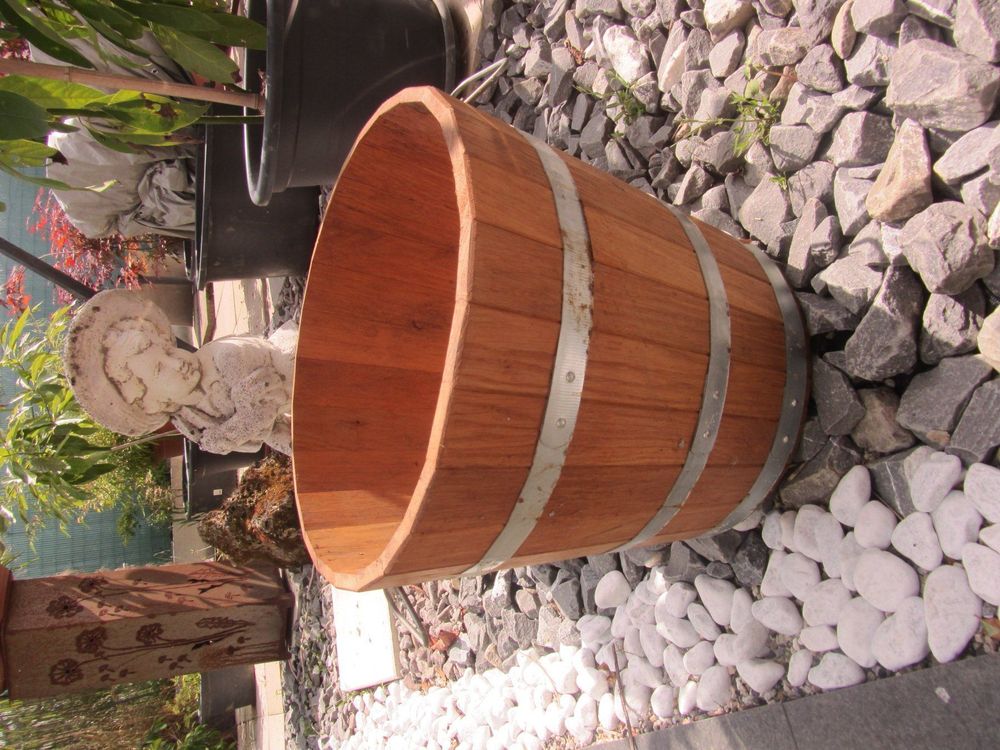 Holz Zuber Eichen-Topf 44 Durchmesser ohne Griffe 1