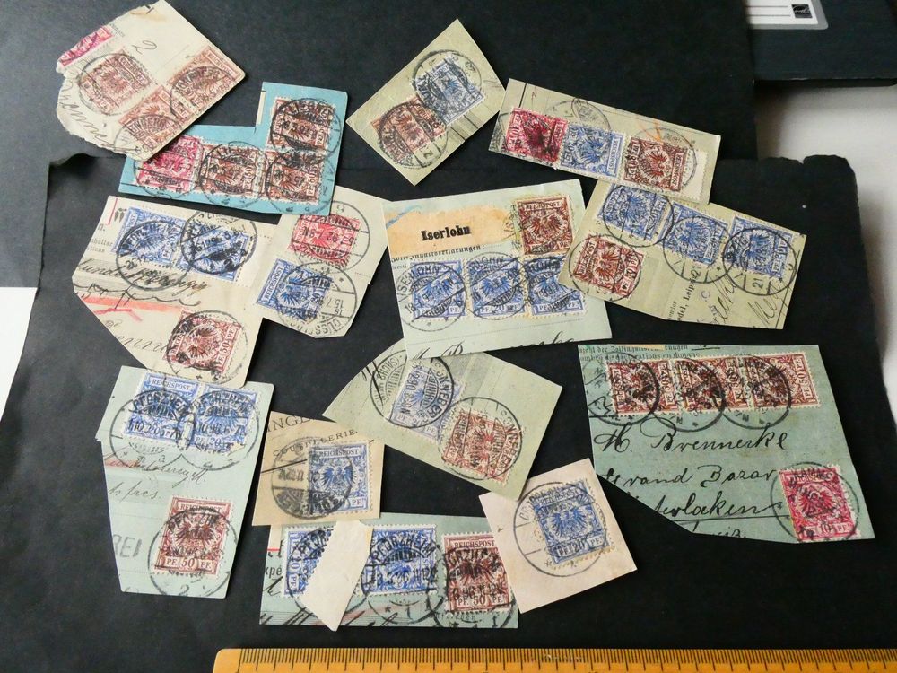 Deutsche Reichspost, Lot Briefmarken sauber gestempelt 1