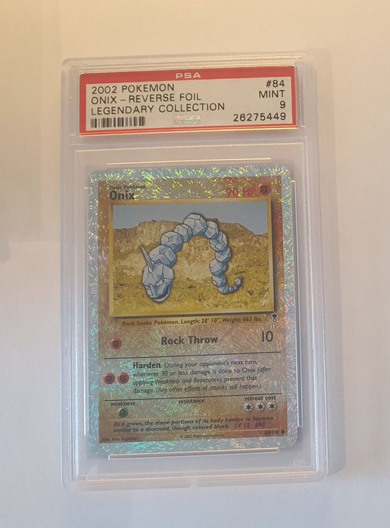 Onix 84/110 Legendary Collection Reverse Foil PSA 9 Kaufen auf Ricardo