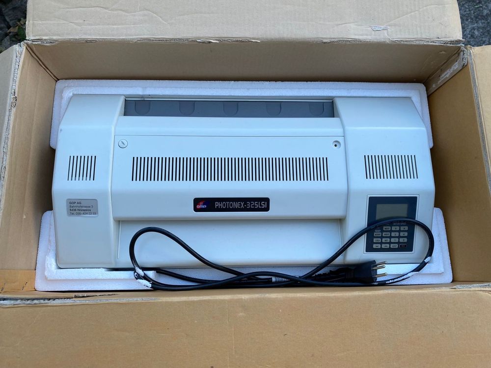 Profi Laminiergerät GMP PHOTONEX325LSI Pouch Laminator Kaufen auf Ricardo