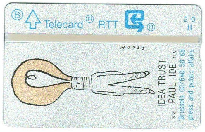 Telefonkarte Belgien P-183 Idea Trust 1000Ex ungebraucht 1