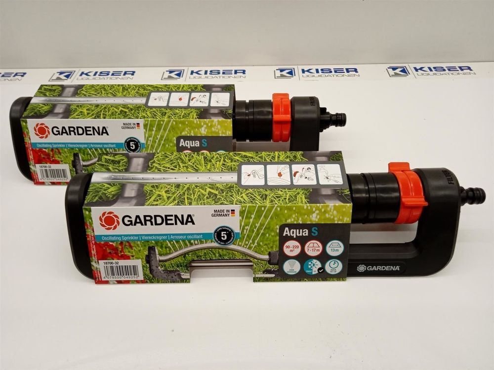 2x Viereckregner Aqua S Gardena Kaufen auf Ricardo