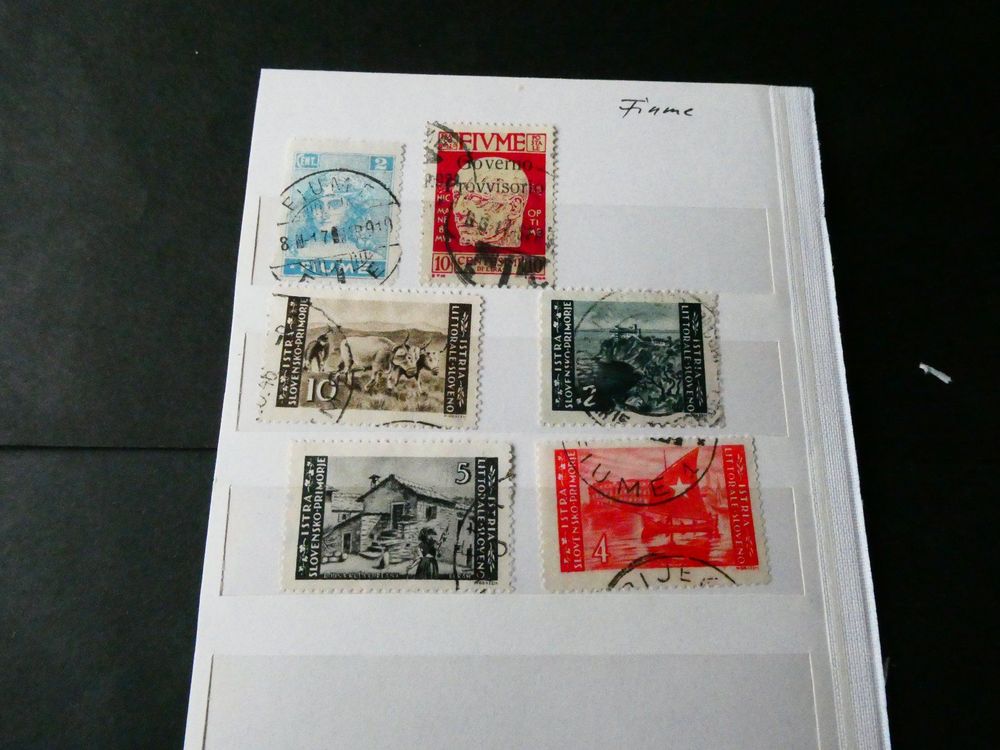 Fiume, kleines Briefmarkenlot 1