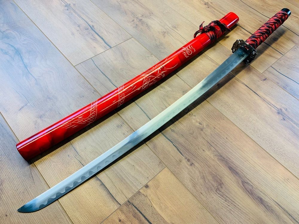 Samurai Katana Schwert Tanto ROT 99cm 1