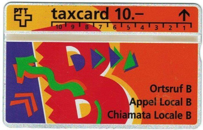 Taxcard P-19 (S019.a) 206B Ortsruf ungebraucht 1