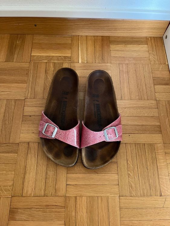 birkenstock rose pailleté