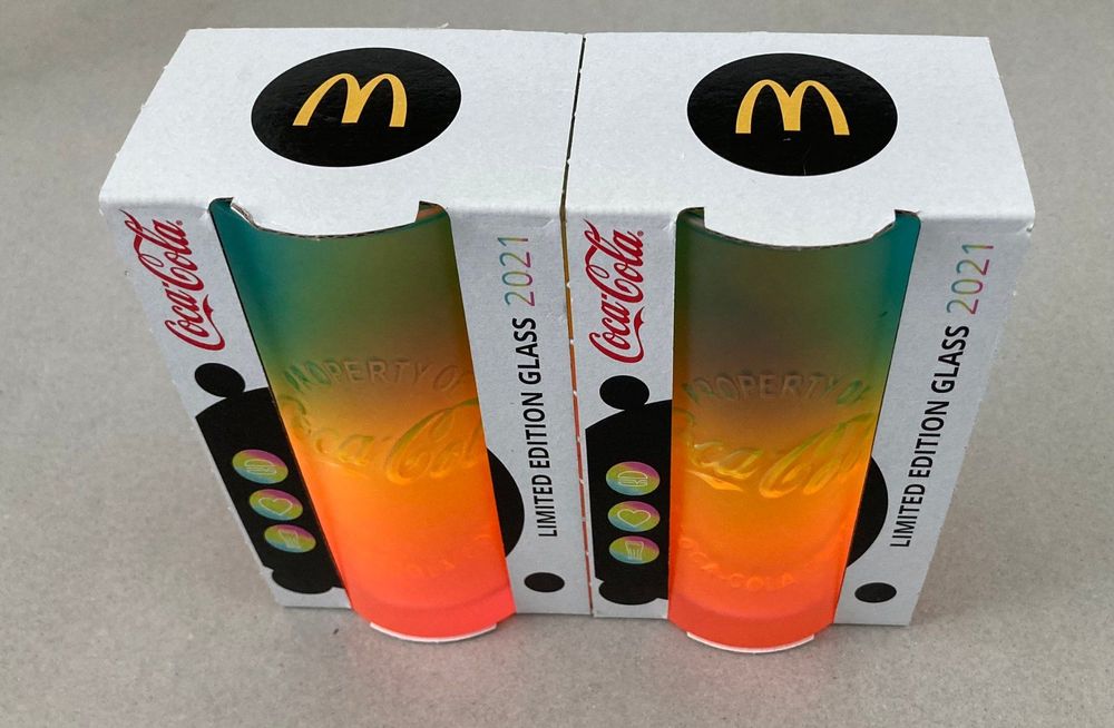 Mcdonalds Rainbow Glas