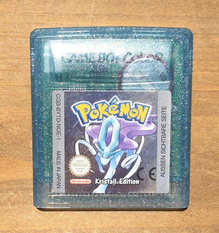 Pokémon Kristall Edition Gameboy Color Deutsch 1