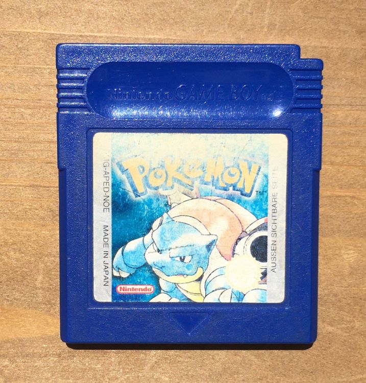 Pokémon Blau / Blaue Edition Game Boy Deutsch 1