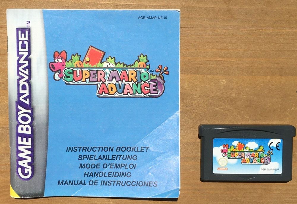 Super Mario Advance Game Boy Advance mit Anleitung 1