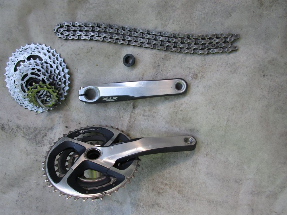 11 Fach Kurbel Mit 10 Fach Kette SHIMANO XTR 3x10 fach Kurbel Kassette Kette | Kaufen auf Ricardo