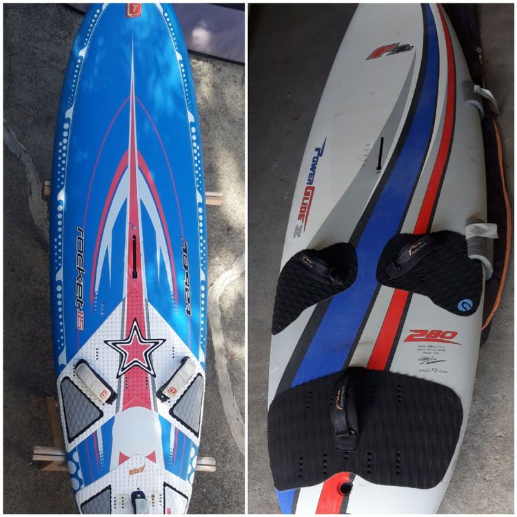 Windsurf Ausrüstung 2 Board 2 Segel Mast Gabelbaum Mastfuss Kaufen auf Ricardo