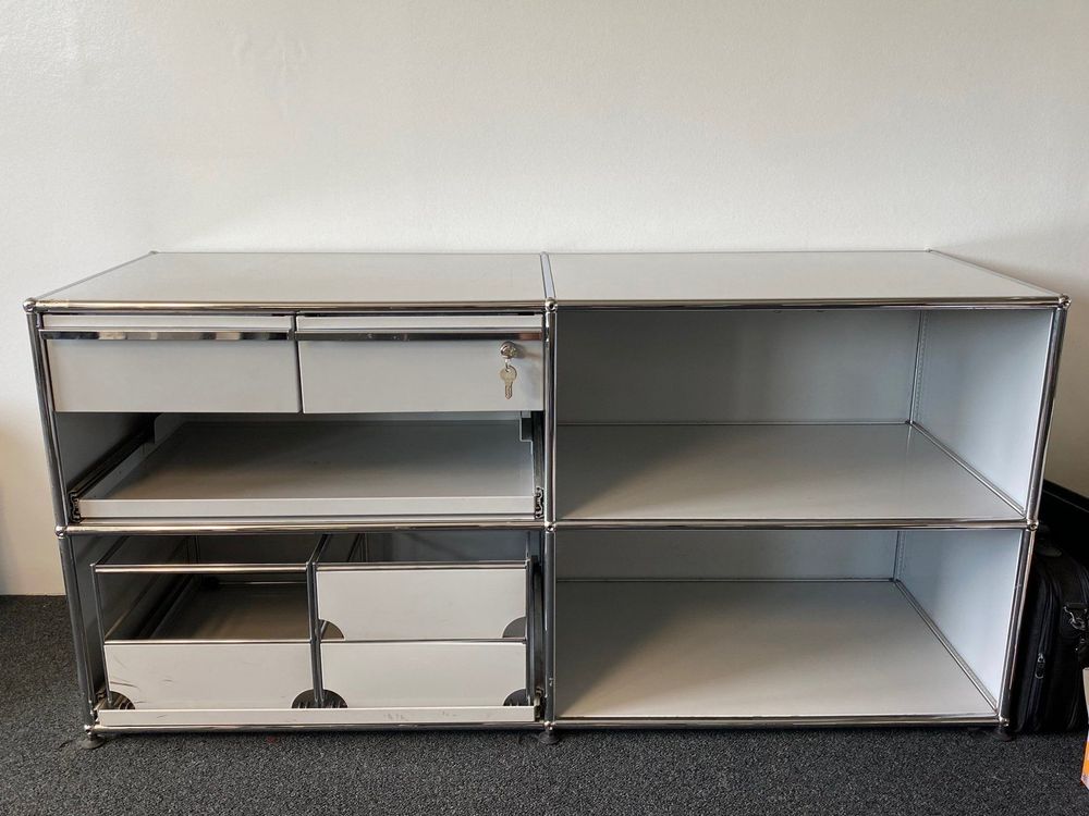 Vintage USM Haller mit Dokumentenablage und Trennwänden | Comprare su ...