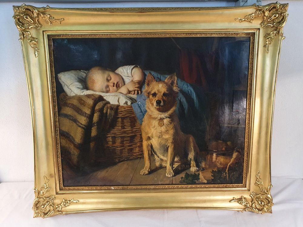 Original Karl Eugen FELIX (1837 1906) Ölgemälde Comprare su Ricardo