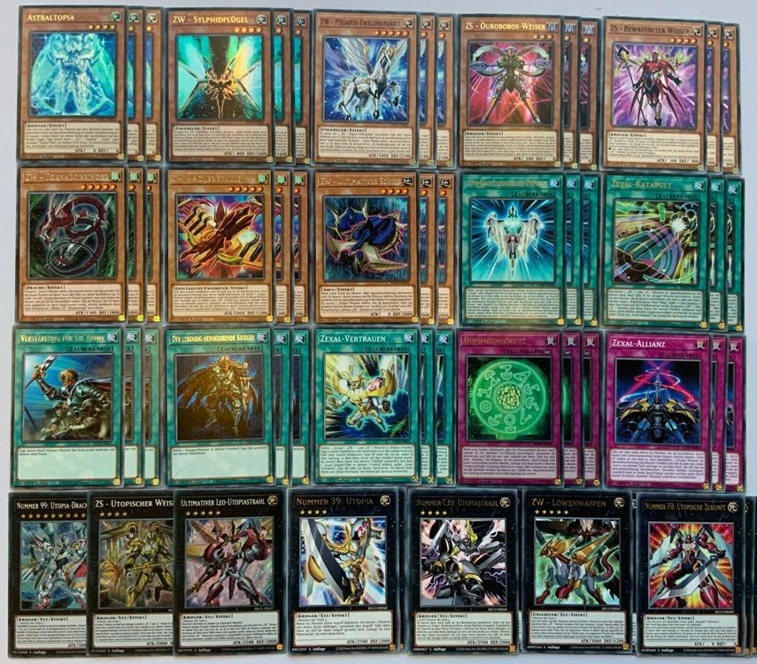 Yu Gi Oh Nummer 39 Utopia Yuma Tsukumo Xxl Anime Deck Co Comprare Su Ricardo