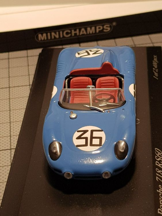 1/43 Spark Porsche RS60 39 11th 24H Le Mans 1960 S9727 [MGM