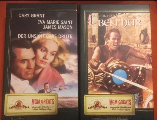 MGM Greats - Der unsichtbare Dritte & Ben Hur VHS 1