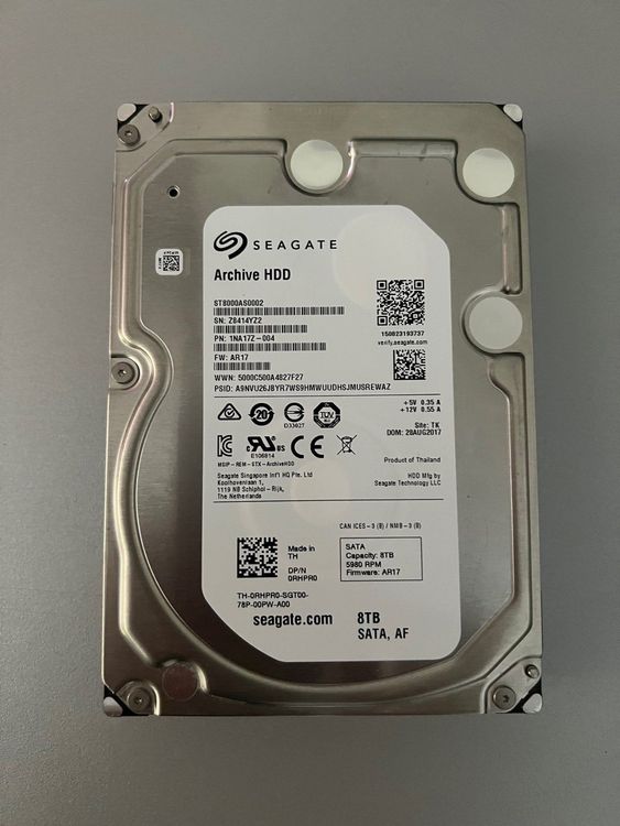 Seagate Zoll Festplatte Archive Hdd Tb Kaufen Auf Ricardo