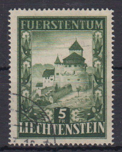Liechtenstein 1952: Schloss Vaduz 1