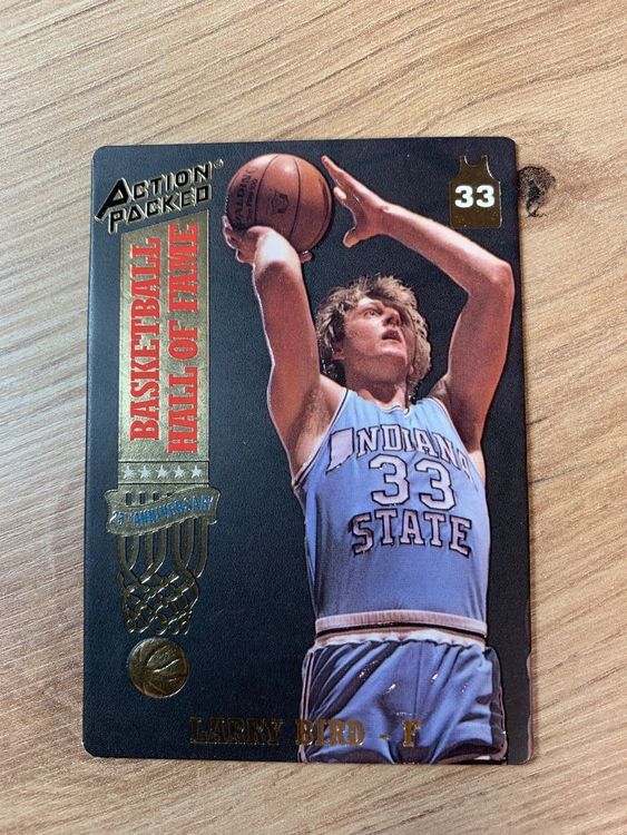 NBA Larry Bird Action Packed Basketball Hall of Fame 1