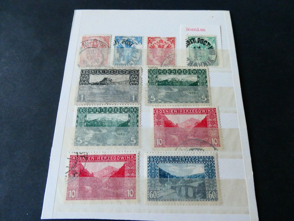 Bosnien - Herzegowina, Konvolut alte Briefmarken 1