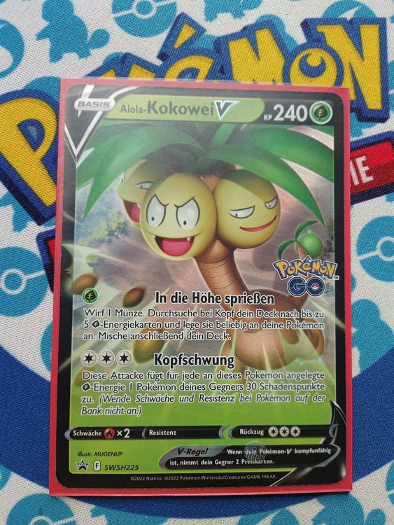 Alola Kokowei V - Promokarte Pokemon Go Deutsch | Kaufen auf Ricardo
