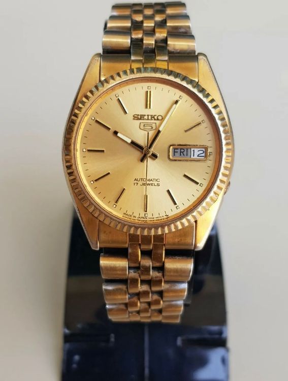 Seiko fluted bezel automatic 70093111 wristwatch Kaufen auf Ricardo