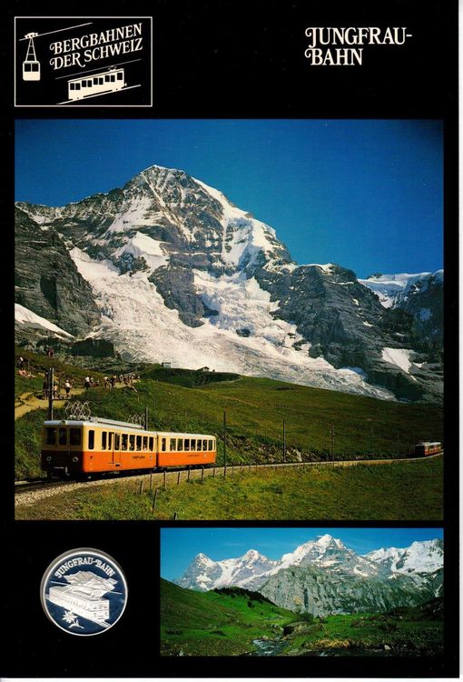 Münzbrief Jungfraubahn 999,9 1