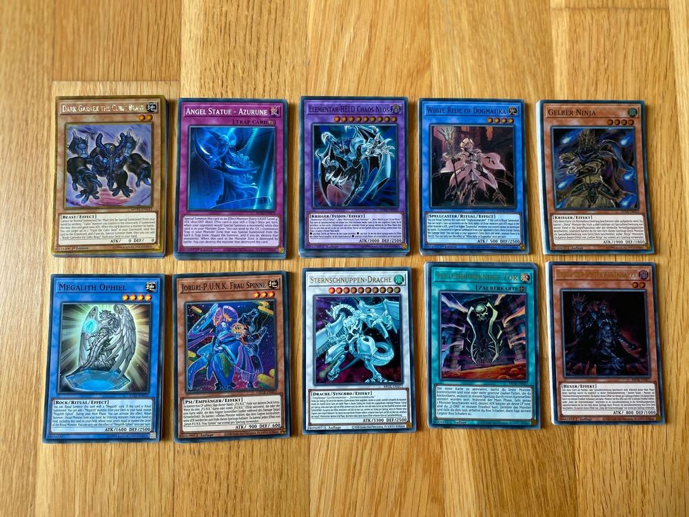 Yu-Gi-Oh! 100 Karten Rare Holo Sammlung Boosterfrisch | Kaufen auf Ricardo