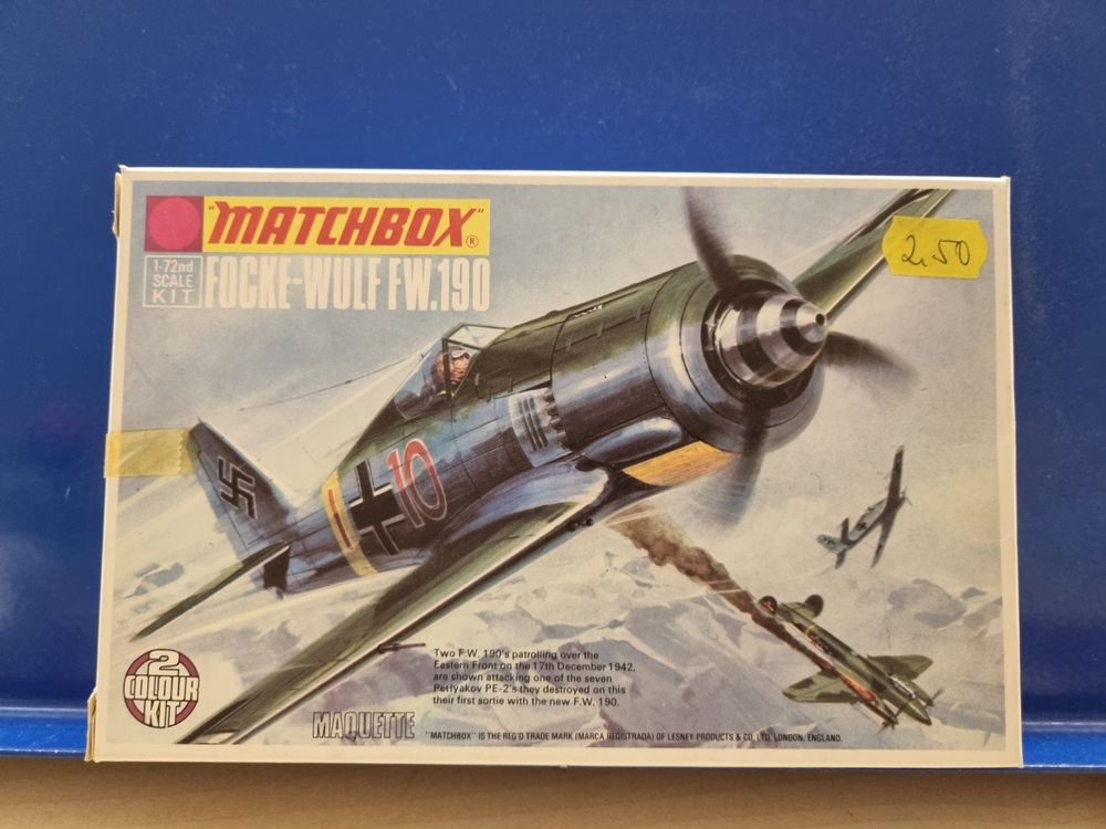 Focke-Wulf FW.190 MATCHBOX 1:72 | Kaufen Auf Ricardo