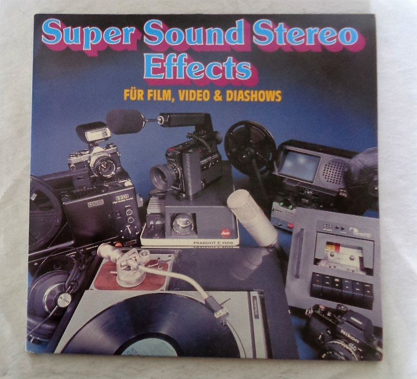 Super Sound Stereo Effects / 2 Geräusche Lp's 1984 ab Fr. 10 1