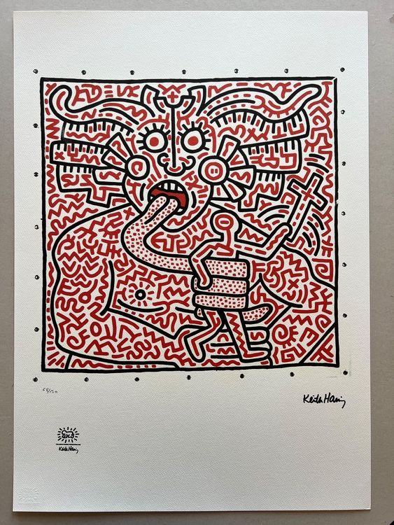 Keith Haring « The Face » 68/150 1
