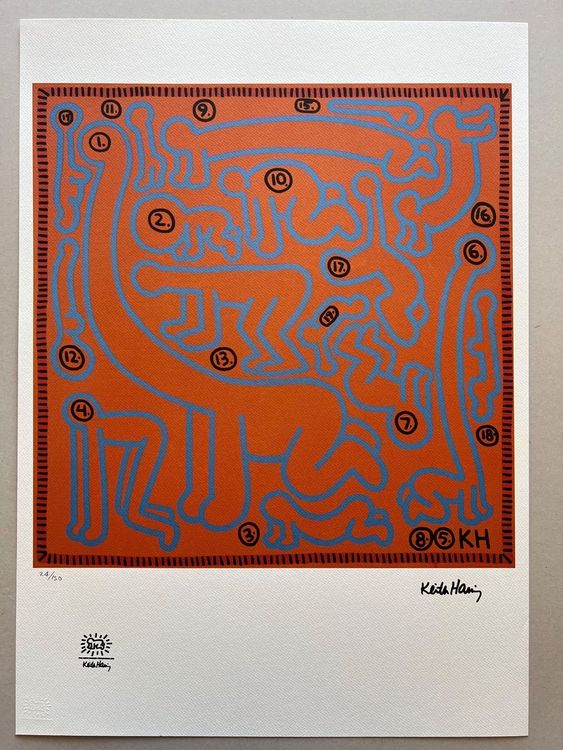 Keith Haring « Untitled » 24/150 1